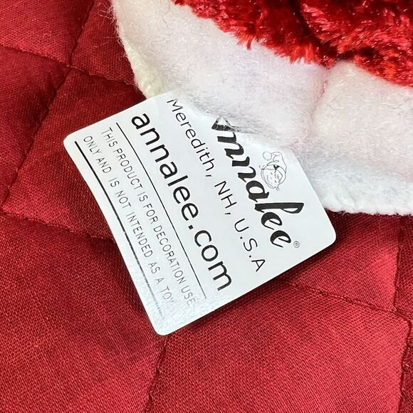 Annalee 2014 Merry Mint Mrs Santa Claus 9” Doll Christmas Wreath w/Tags - 400114 - Picture 9 of 12